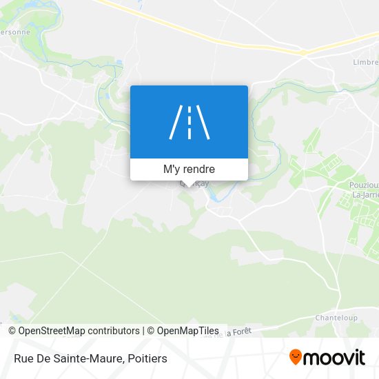 Rue De Sainte-Maure plan