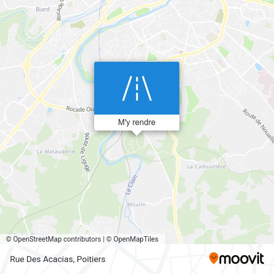 Rue Des Acacias plan