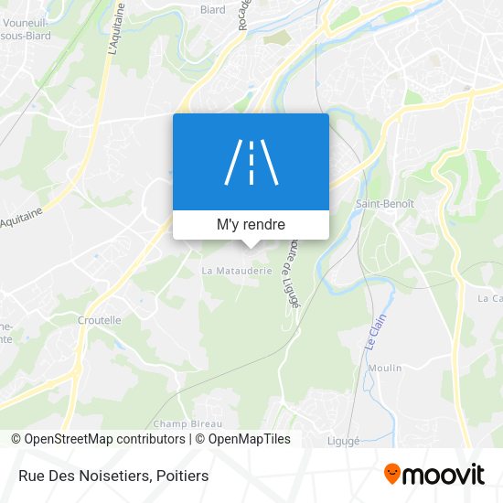 Rue Des Noisetiers plan