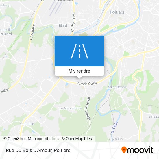 Rue Du Bois D'Amour plan