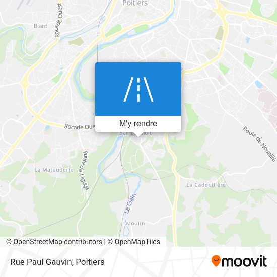 Rue Paul Gauvin plan