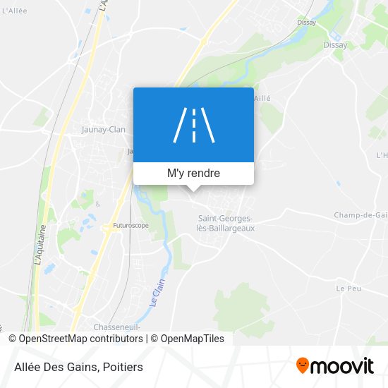 Allée Des Gains plan