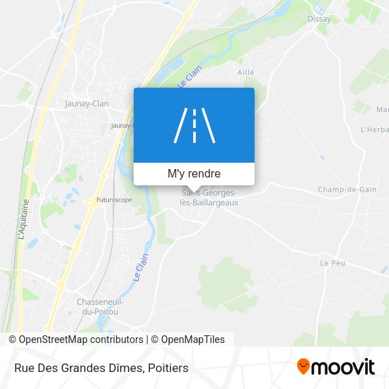 Rue Des Grandes Dîmes plan