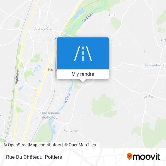 Rue Du Château plan