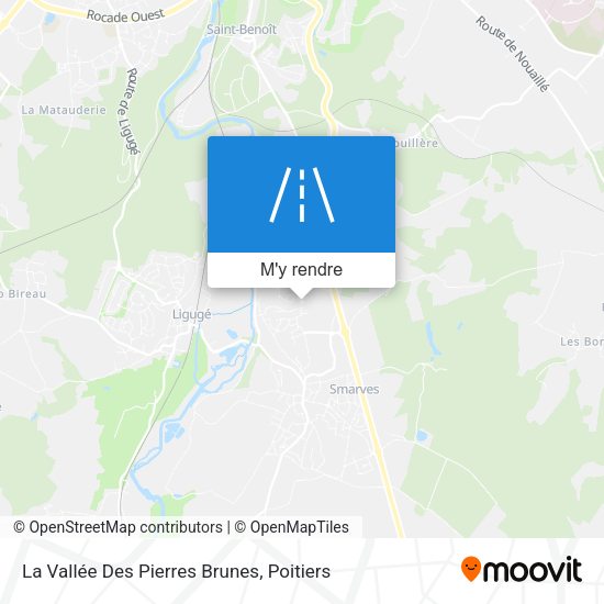 La Vallée Des Pierres Brunes plan