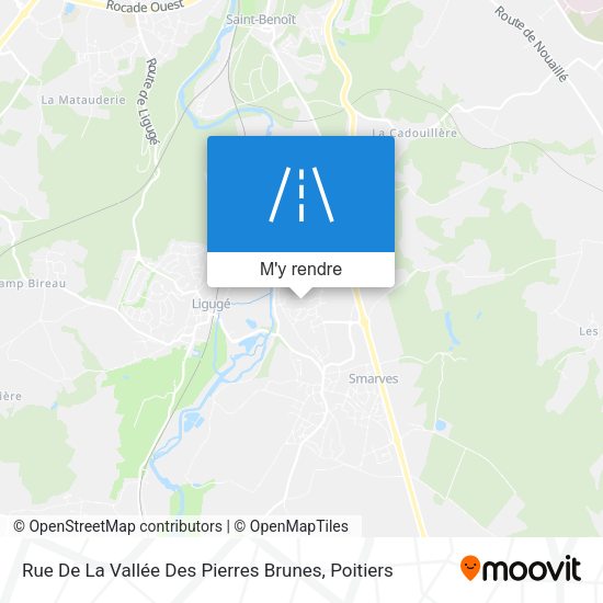 Rue De La Vallée Des Pierres Brunes plan