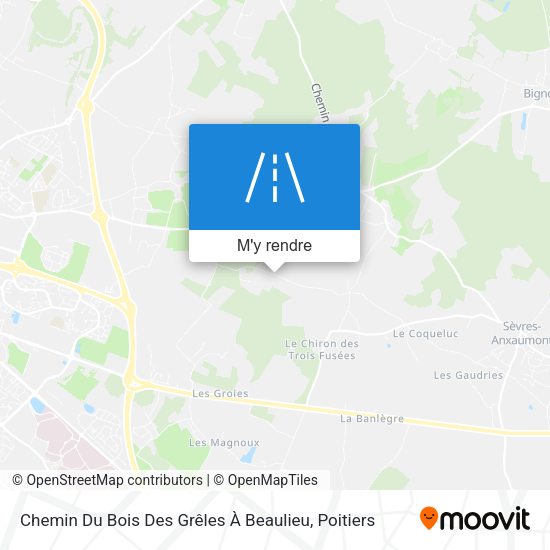 Chemin Du Bois Des Grêles À Beaulieu plan