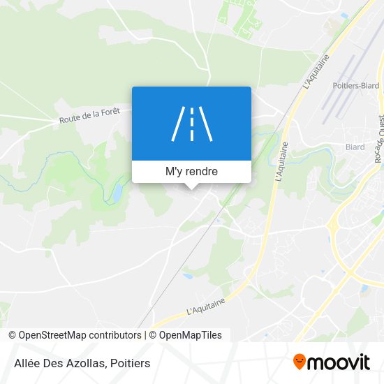 Allée Des Azollas plan