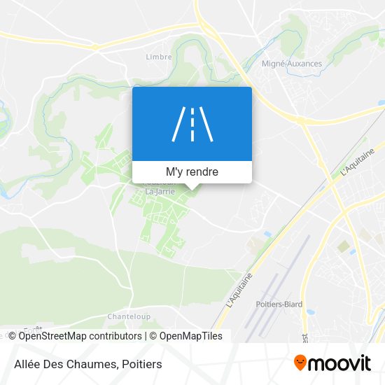 Allée Des Chaumes plan