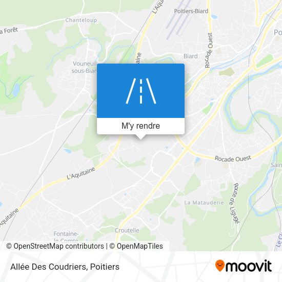 Allée Des Coudriers plan