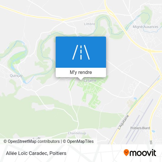 Allée Loïc Caradec plan