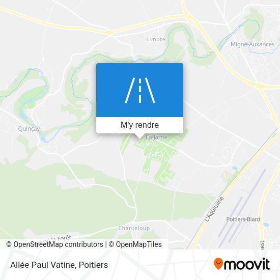 Allée Paul Vatine plan