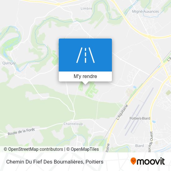 Chemin Du Fief Des Bournalières plan