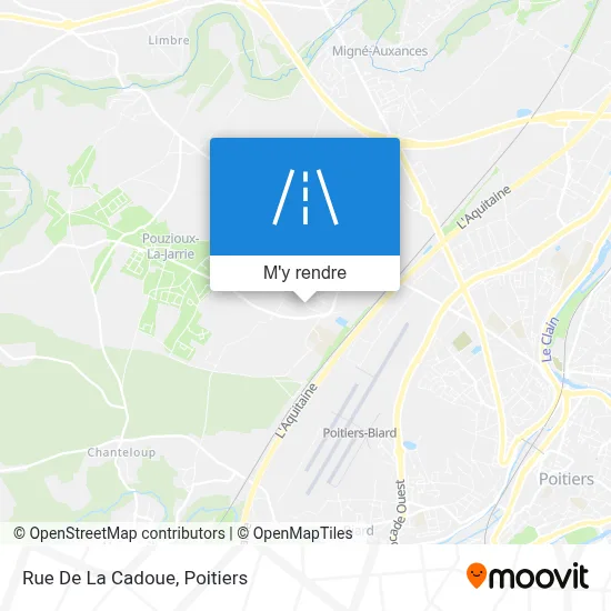 Rue De La Cadoue plan