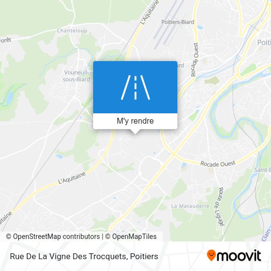 Rue De La Vigne Des Trocquets plan
