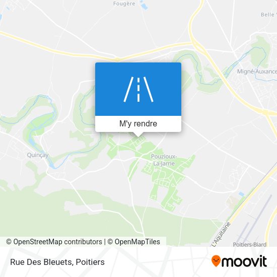 Rue Des Bleuets plan