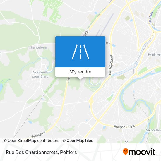 Rue Des Chardonnerets plan