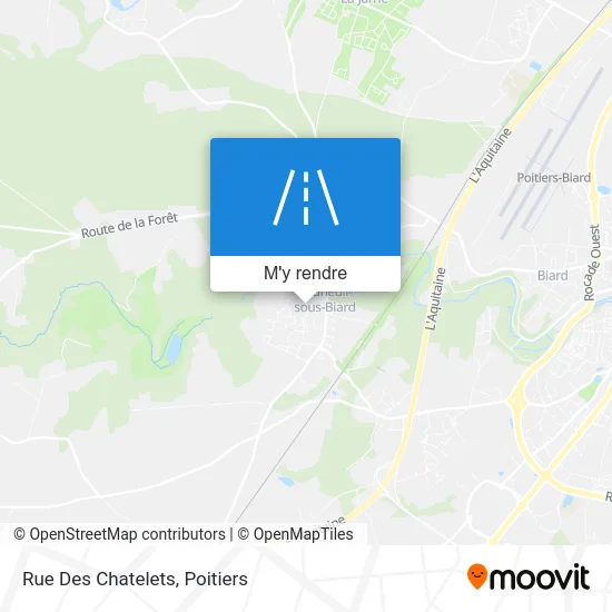 Rue Des Chatelets plan