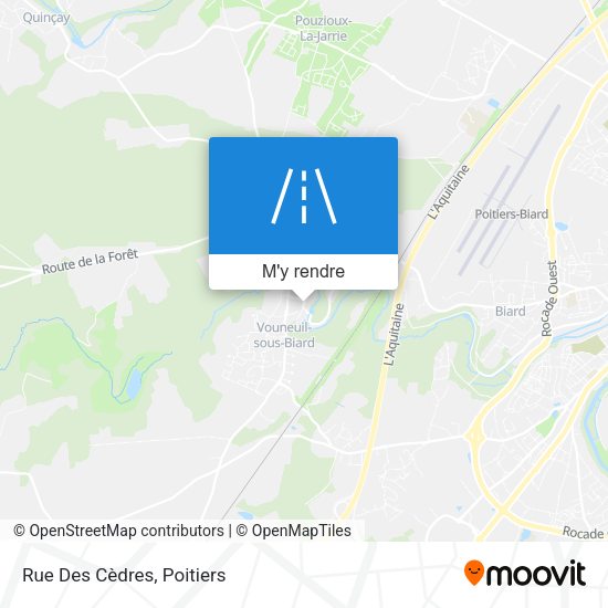 Rue Des Cèdres plan