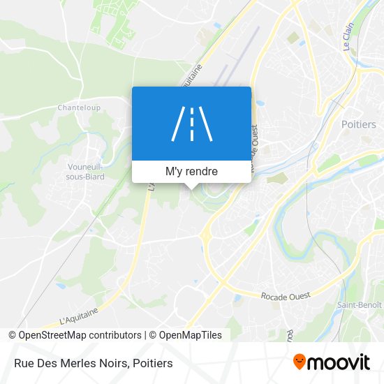 Rue Des Merles Noirs plan