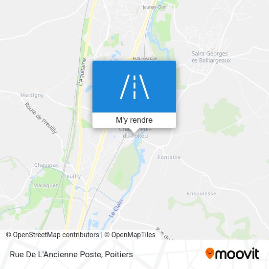 Rue De L'Ancienne Poste plan
