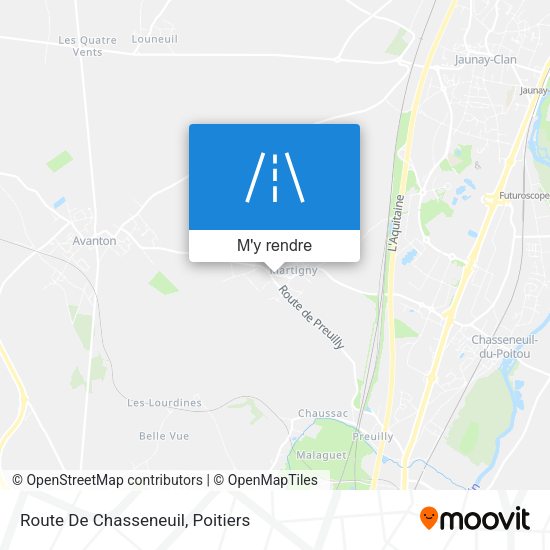 Route De Chasseneuil plan