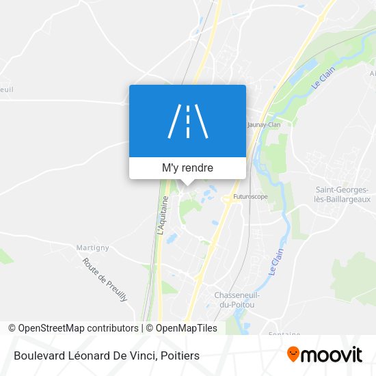Boulevard Léonard De Vinci plan