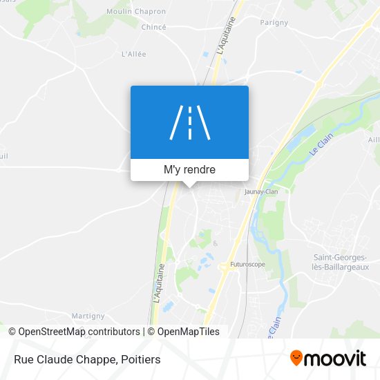 Rue Claude Chappe plan