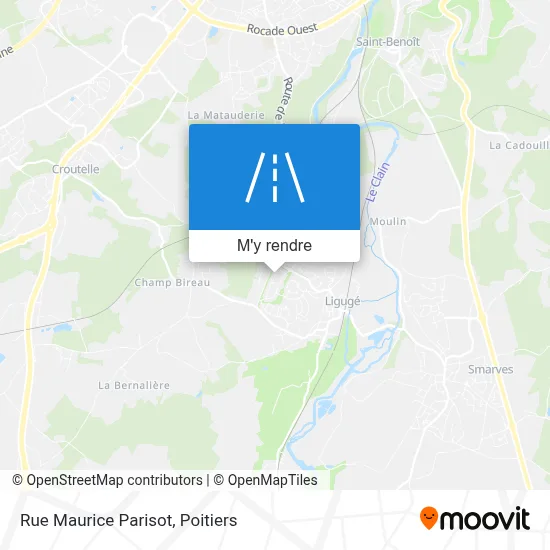 Rue Maurice Parisot plan