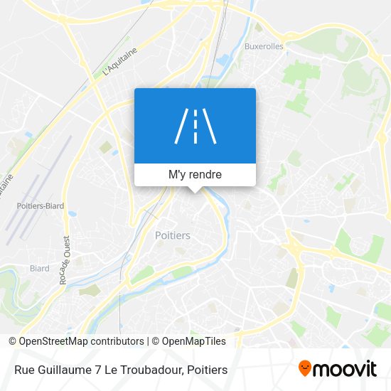 Rue Guillaume 7 Le Troubadour plan