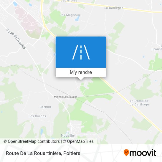 Route De La Rouartinière plan