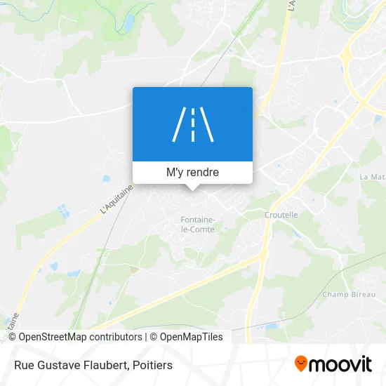 Rue Gustave Flaubert plan