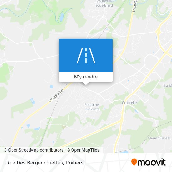 Rue Des Bergeronnettes plan