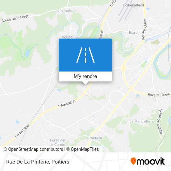 Rue De La Pinterie plan