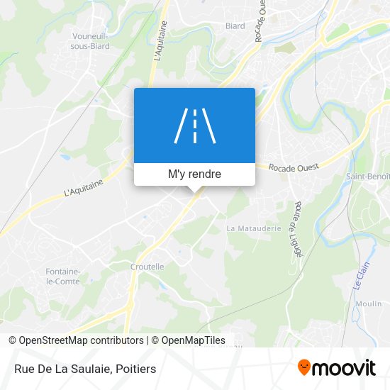 Rue De La Saulaie plan