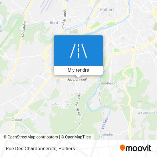 Rue Des Chardonnerets plan