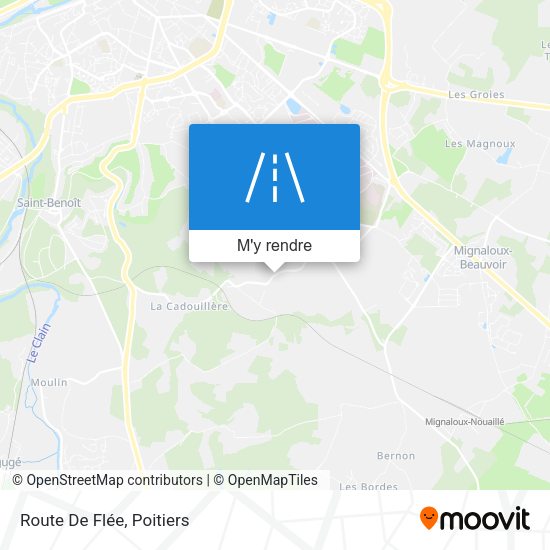 Route De Flée plan