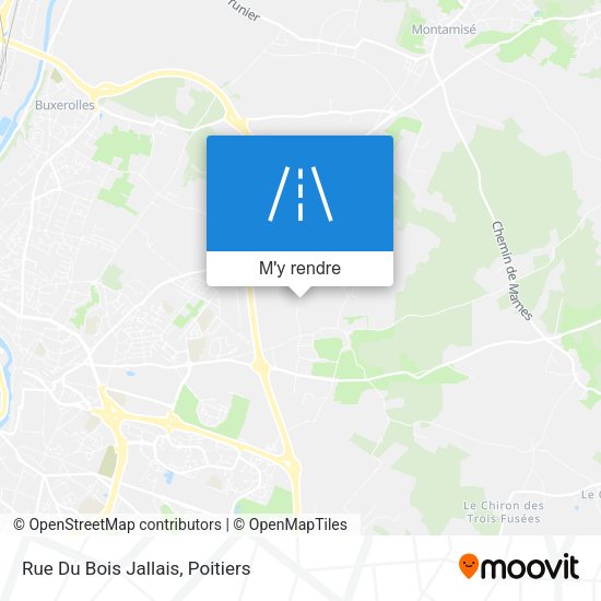 Rue Du Bois Jallais plan