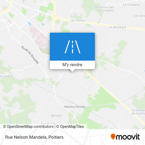 Rue Nelson Mandela plan