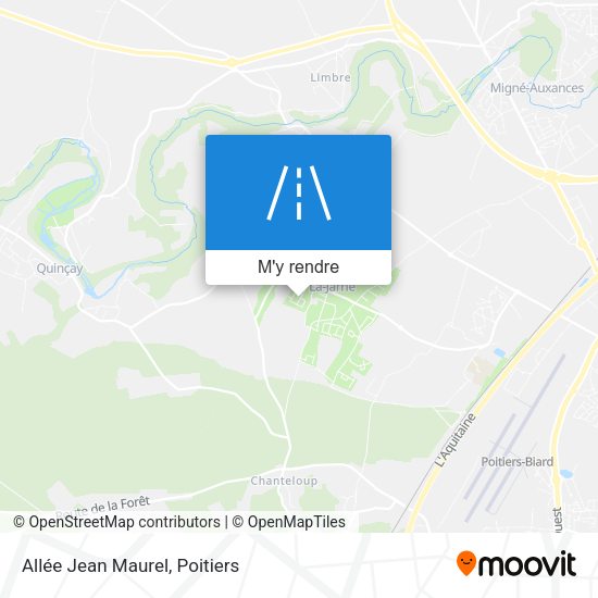 Allée Jean Maurel plan