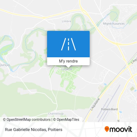 Rue Gabrielle Nicollas plan