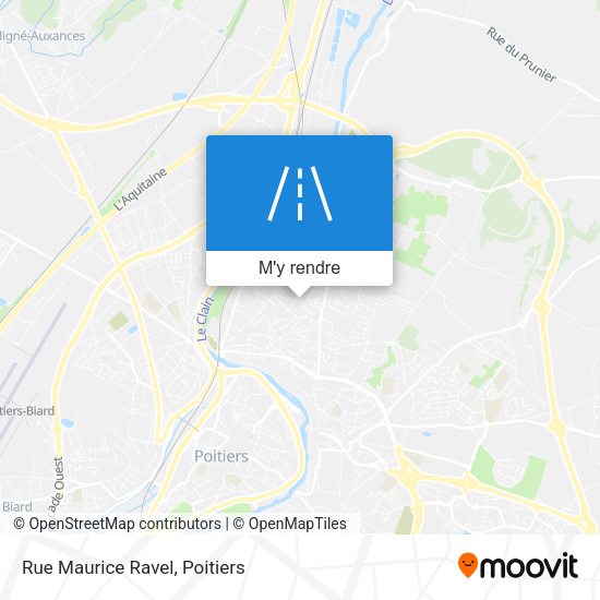 Rue Maurice Ravel plan