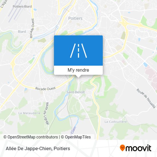 Allée De Jappe-Chien plan