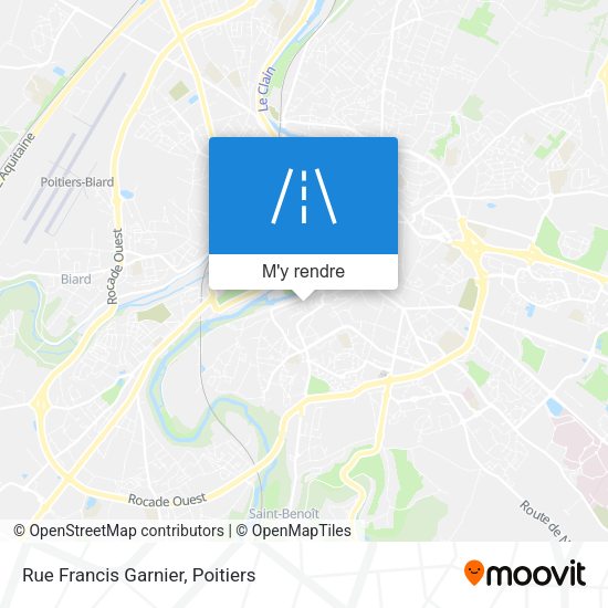 Rue Francis Garnier plan