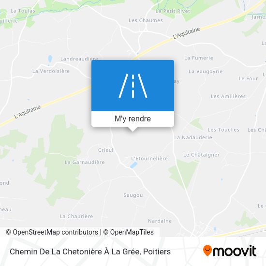 Chemin De La Chetonière À La Grée plan
