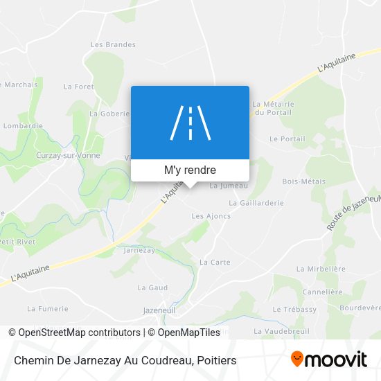 Chemin De Jarnezay Au Coudreau plan