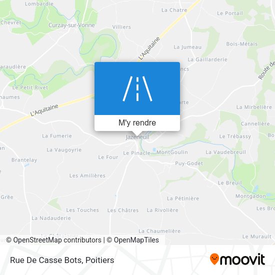 Rue De Casse Bots plan