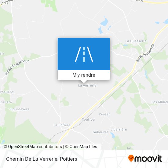 Chemin De La Verrerie plan