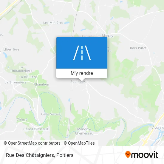 Rue Des Châtaigniers plan