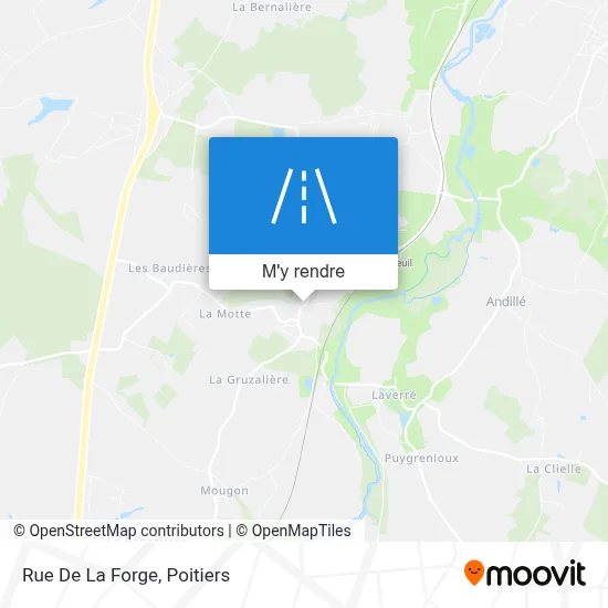 Rue De La Forge plan